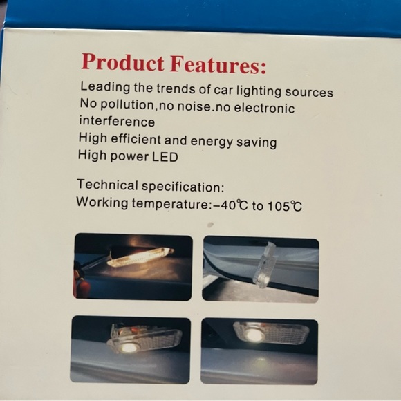 Dodge Car Accessories, keychain, door light, new - Picture 2 of 3